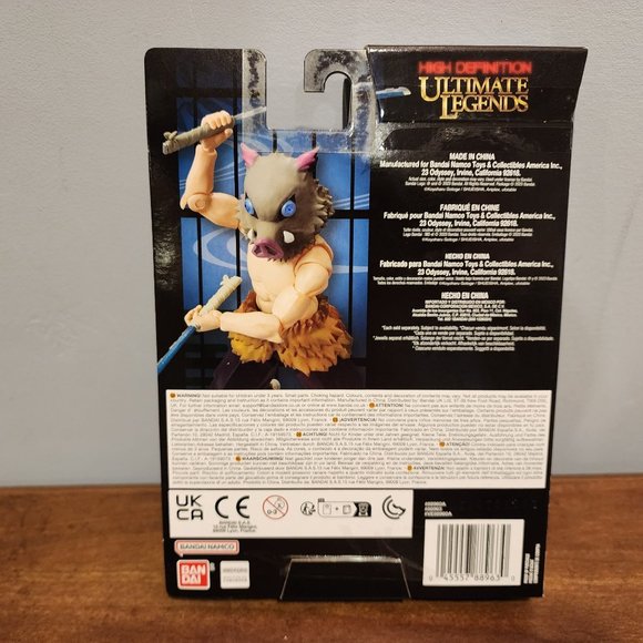 Demon Slayer Ultimate Legends Figure Bandai Tanjiro Inosuke Zenistu In Hand - Picture 7 of 8